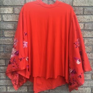 Free People Floral Top